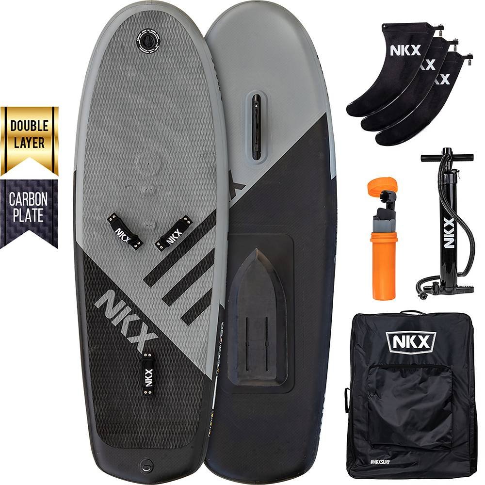 Piepūšams sērfošanas dēlis NKX Nemesis Pro 7'5 Grey