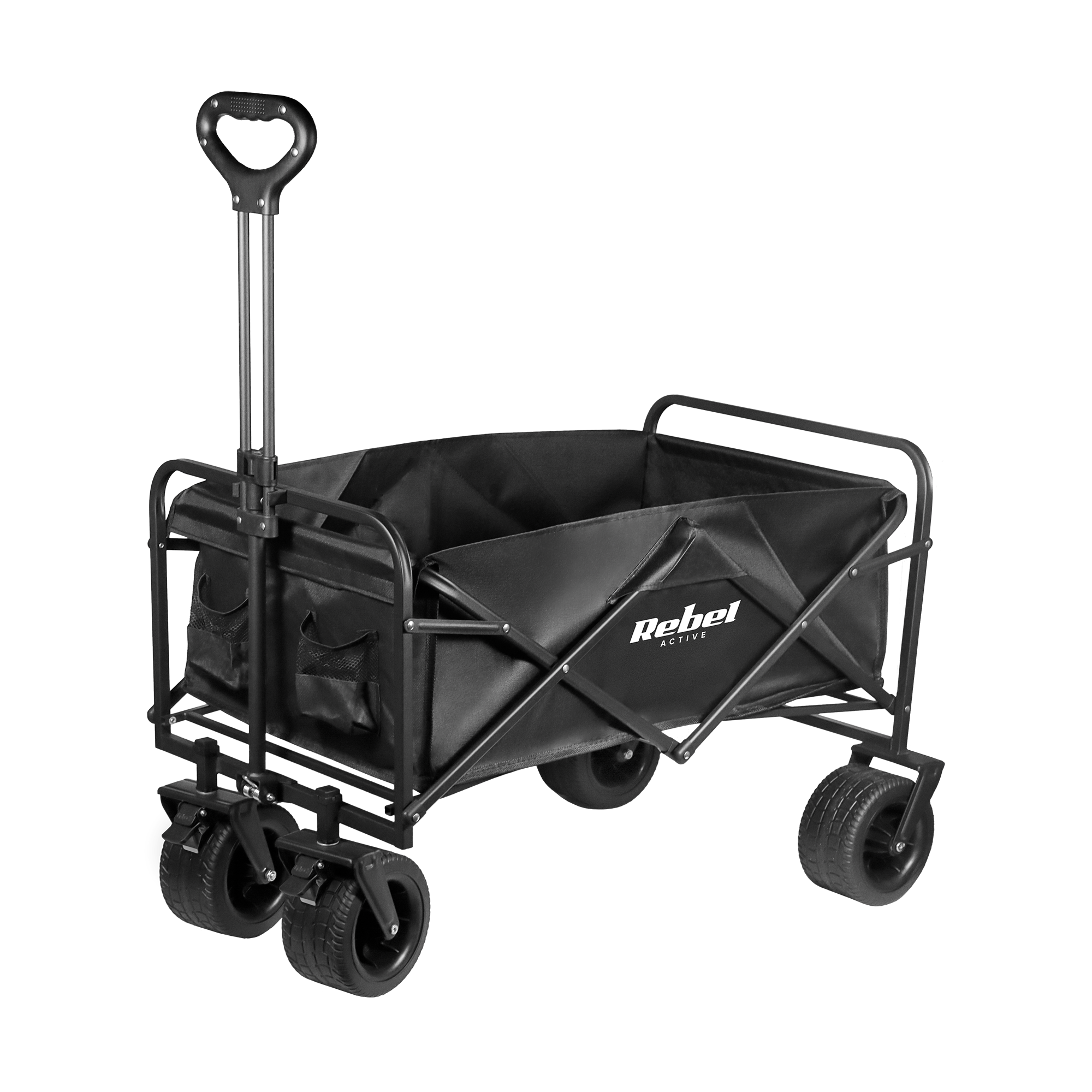 Tūristu rati, pludmale, ar bremzēm, 150L, ​​100kg, Rebel Active
