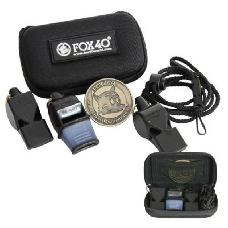 Tiesneša komplekts FOX 3 svilpes + futrālis 6906-0500