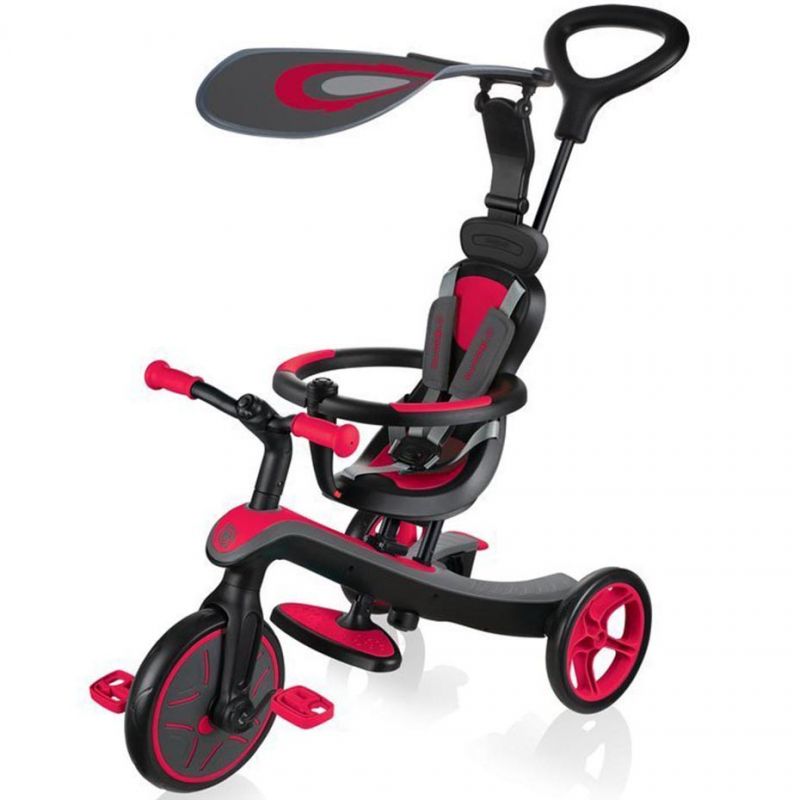 Velosipēds Smj Globber New Red Explorer Trike 4in1 632-102-2