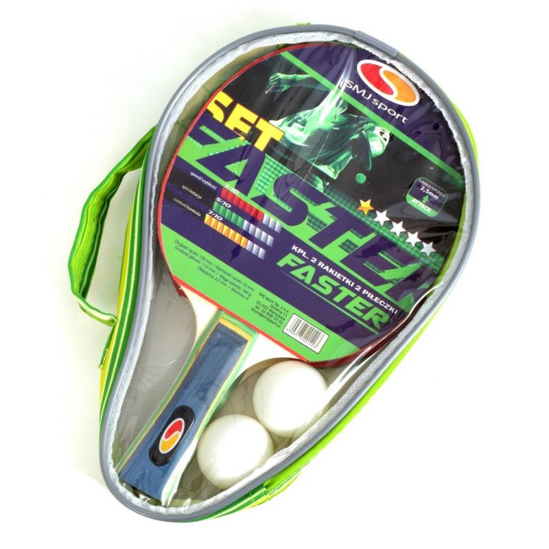 Komplektā 2 raketes + 2 bumbiņas SMJ Faster Set