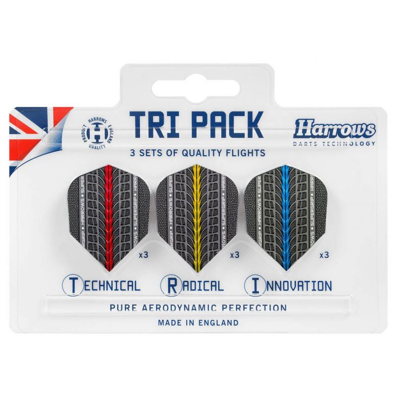 Harrows Tri Pack Supergrip 3x3 spalvas HS-TNK-000013294