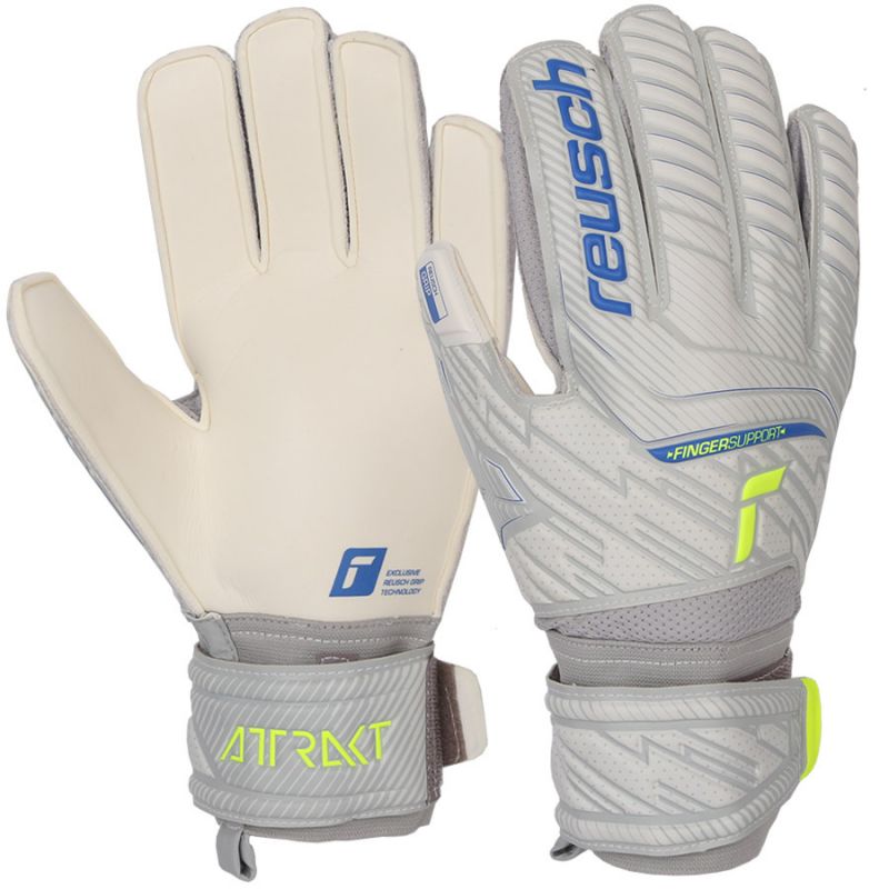 Vārtsargu cimdi Reusch Attrakt Grip Evolution Finger Support M 52 70 810 6016 - 8