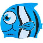 Crowell Nemo-Jr-zila silikona peldcepure