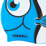 Crowell Nemo-Jr-zila silikona peldcepure