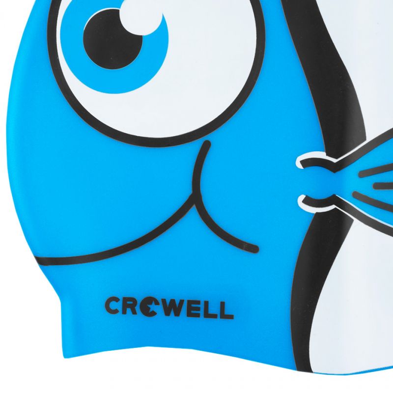 Crowell Nemo-Jr-zila silikona peldcepure