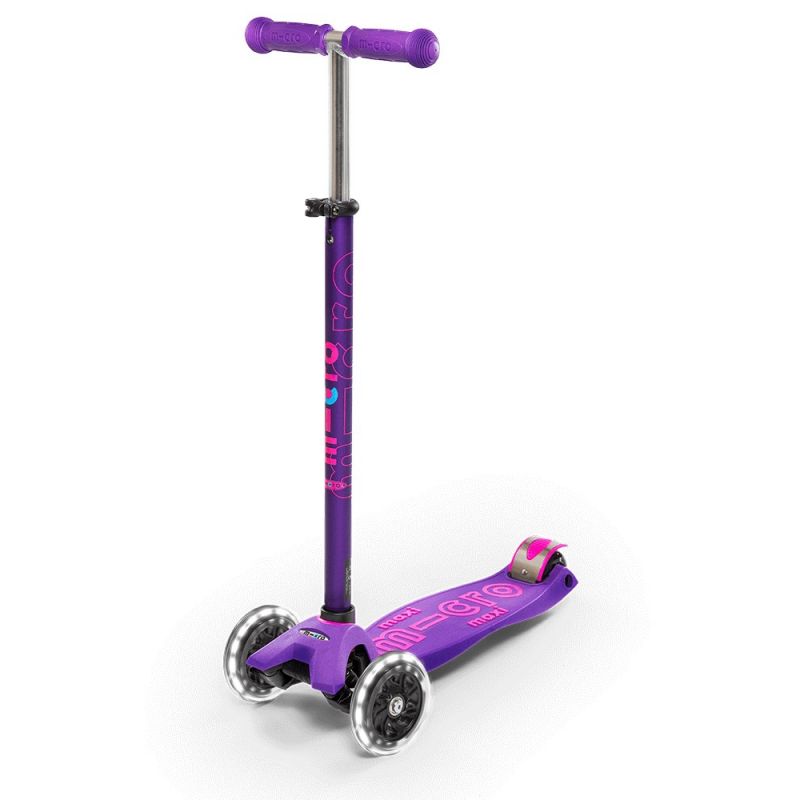 Micro Skrejritenis Maxi Deluxe LED Purple