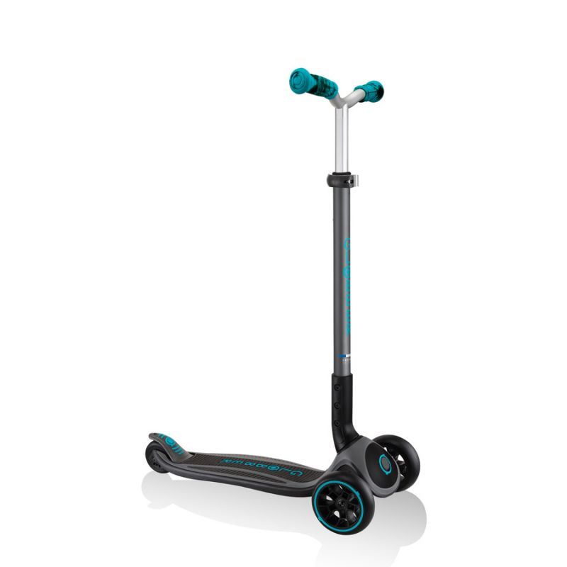 Globber Master Prime trīsriteņu skrejritenis / Black - Teal 664-105