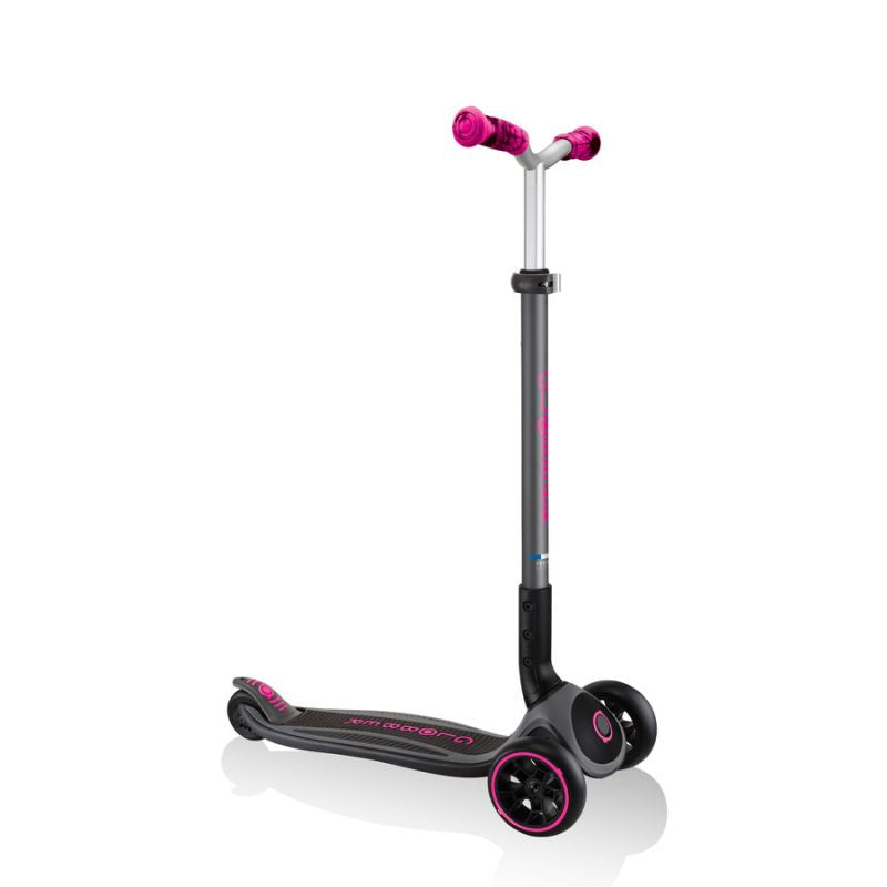 Globber Master Prime trīsriteņu skrejritenis / Black - Neon Pink 664-110