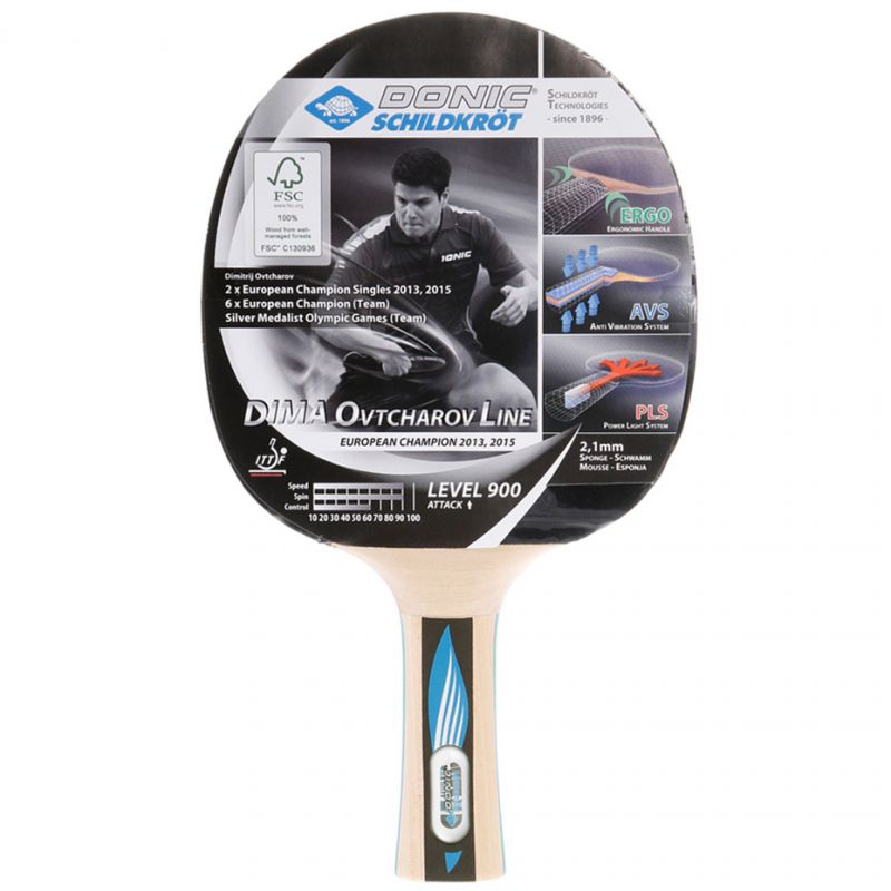 Galda tenisa rakete DONIC OVTCHAROV 900 754415
