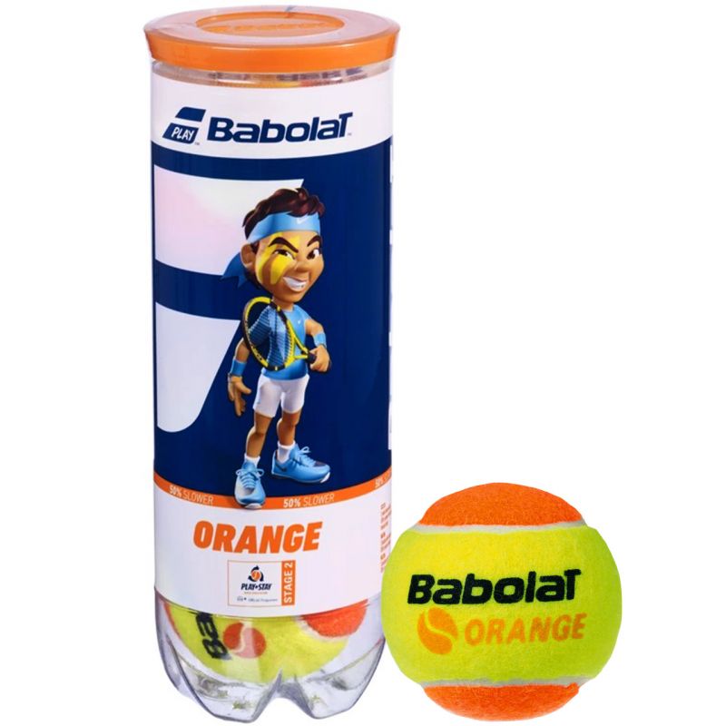 Babolat 2. posma oranžas tenisa bumbiņas 3 gab. 116070