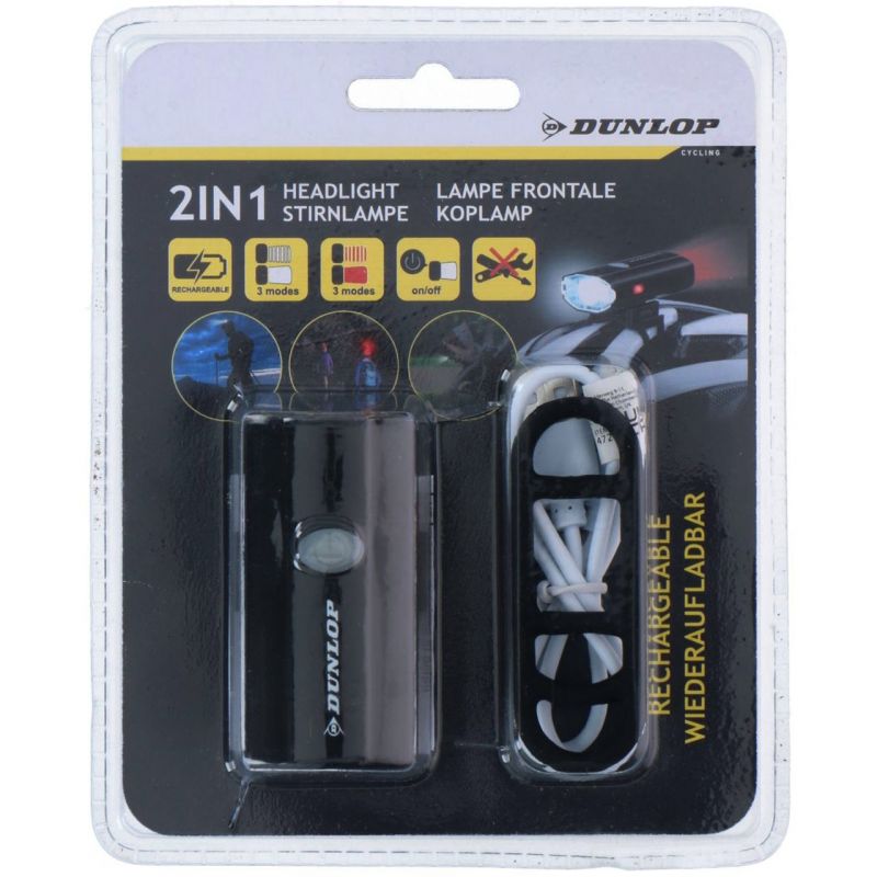 Dunlop 2in1 velosipēda lukturis 472843