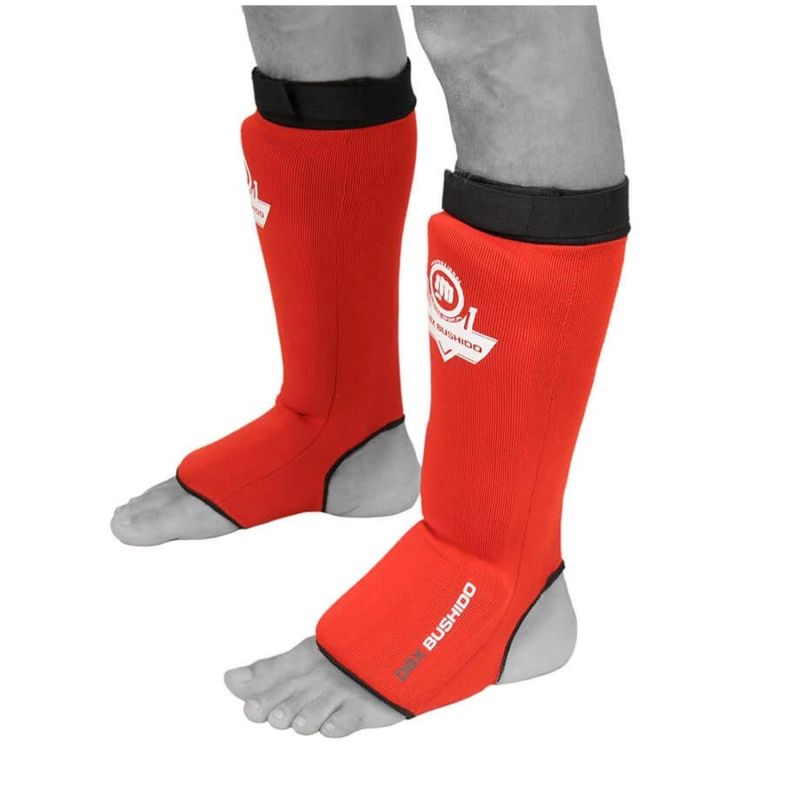 Elastīgi apakšstilbu sargi M - Shinrage sarkani - XL