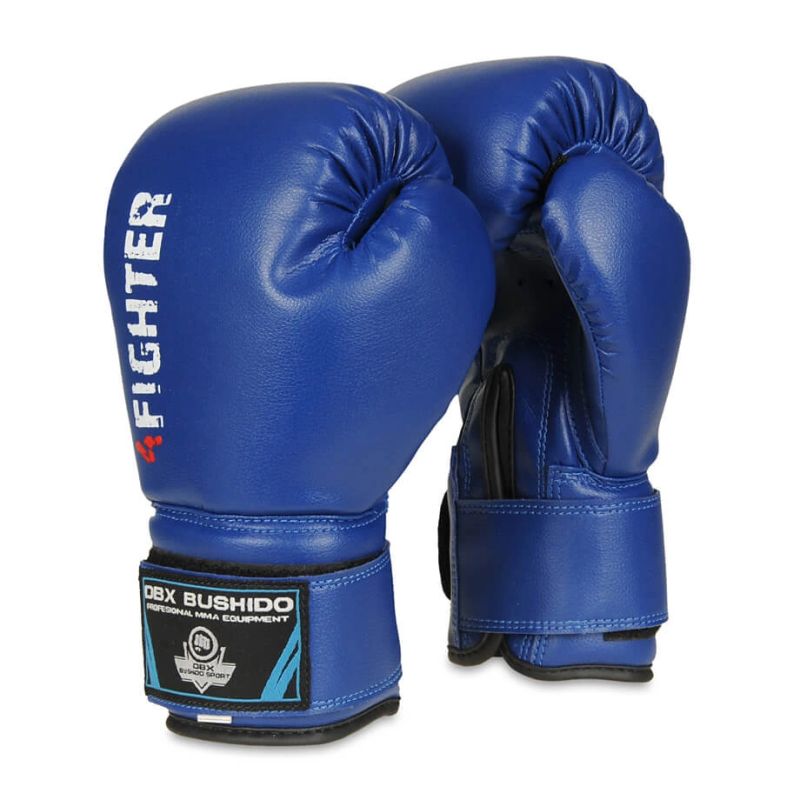 6 oz boksa cimdi bērniem - 4Fighter zili