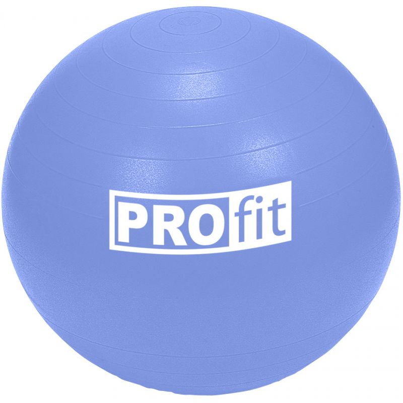 Vingrošanas bumba PROfit 85cm zila ar pumpi DK2102