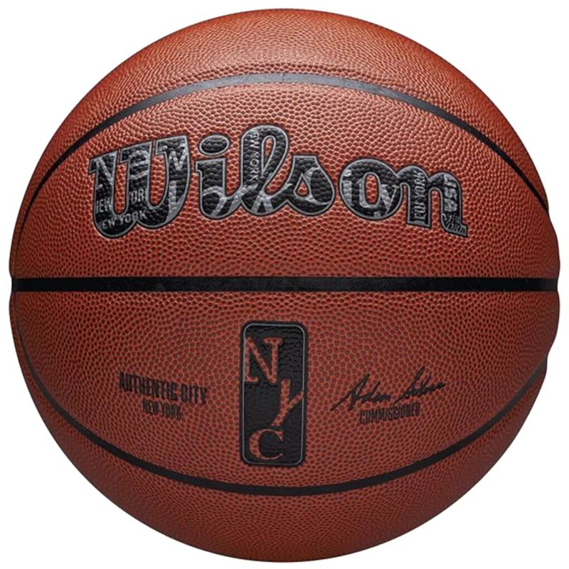 Wilson NBA Authentic City New York Basketbola bumbaWZ2016001XB Basketbola bumba