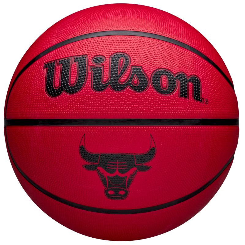 Basketbola bumba Wilson NBA Team Tribute Solid Chicago Bulls Ball WZ4025405XB Basketball Ball 5. izmērs