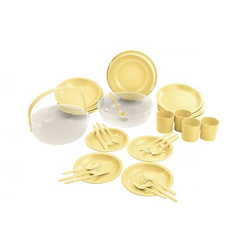 Dzeltens kempinga komplekts 262889 CURVER
