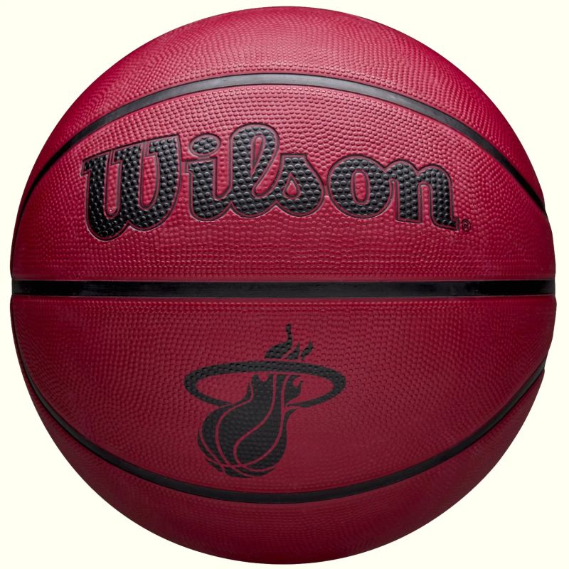 Basketbola bumba Wilson NBA Team Tribute Solid Miami Heat Ball WZ4025416XB Basketball Ball