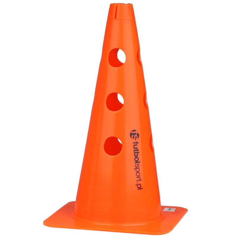 Marķēšanas konuss Orange cone with holes 37.5 cm
