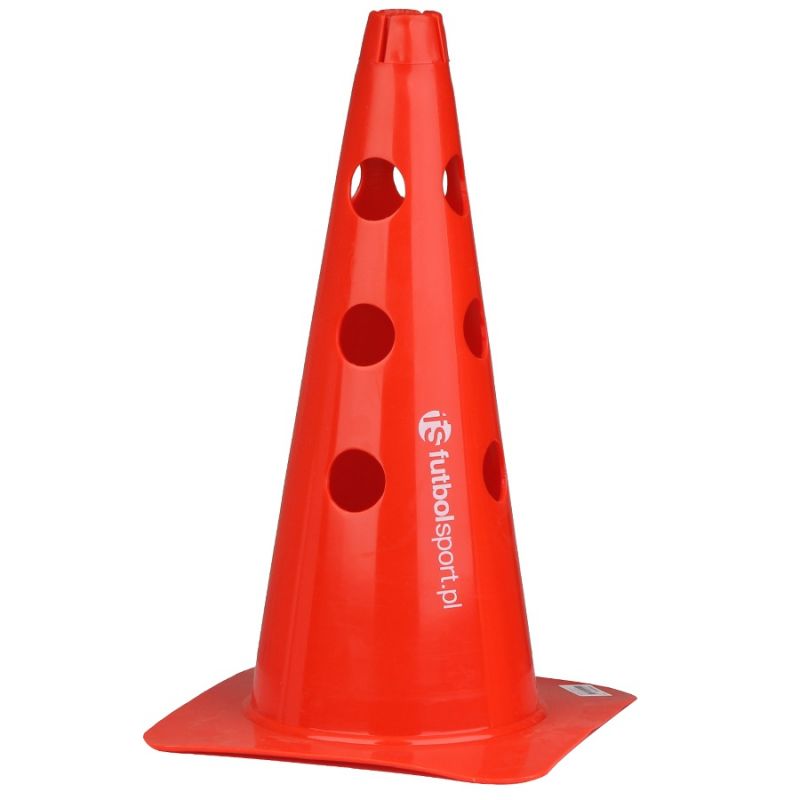 Marķēšanas konuss Cone with holes 37.5 cm red
