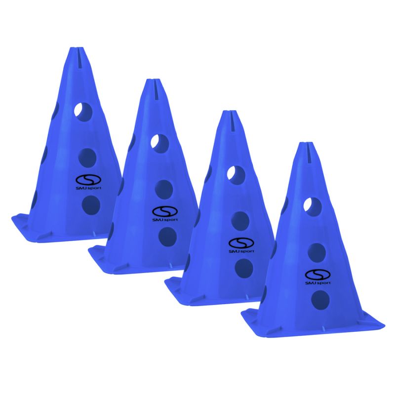 Komplektā 4 mācību konusi - 30 cm zils / PT4-13H-B