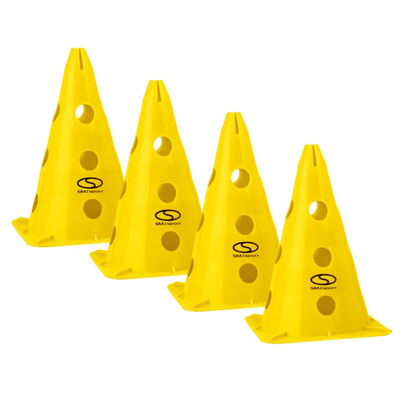 Komplektā 4 mācību konusi - 30 cm dzeltens / PT4-13H-Y
