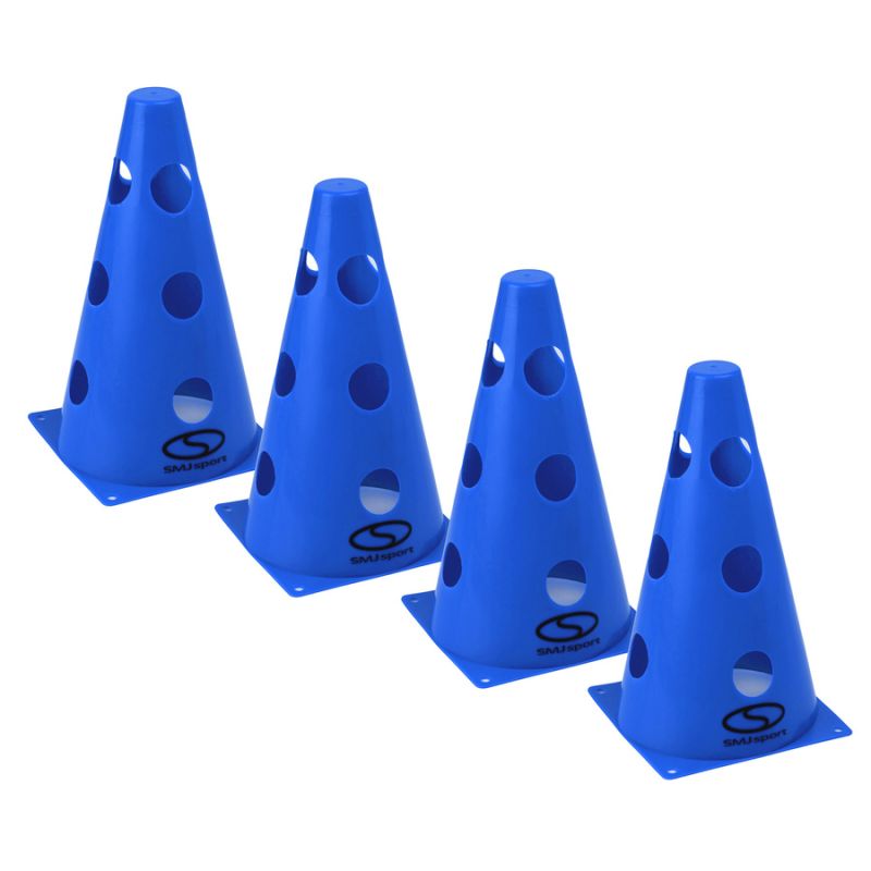 Komplektā 4 mācību konusi - 23 cm zils / PT4-12WH-B