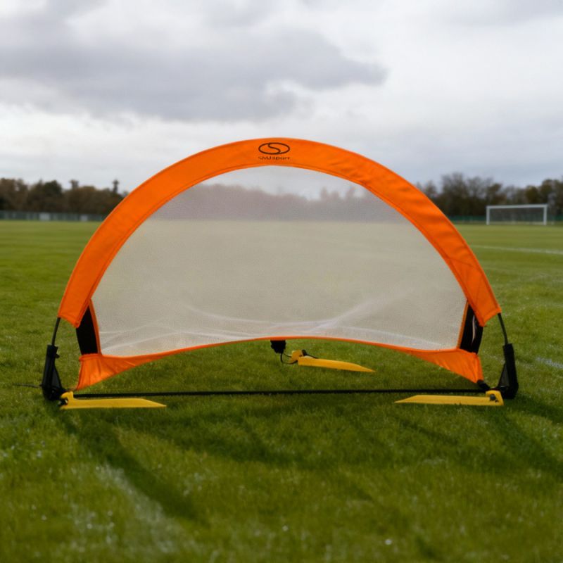 Uznirstošie futbola treniņu vārti - oranži (S) 76x45x45 cm