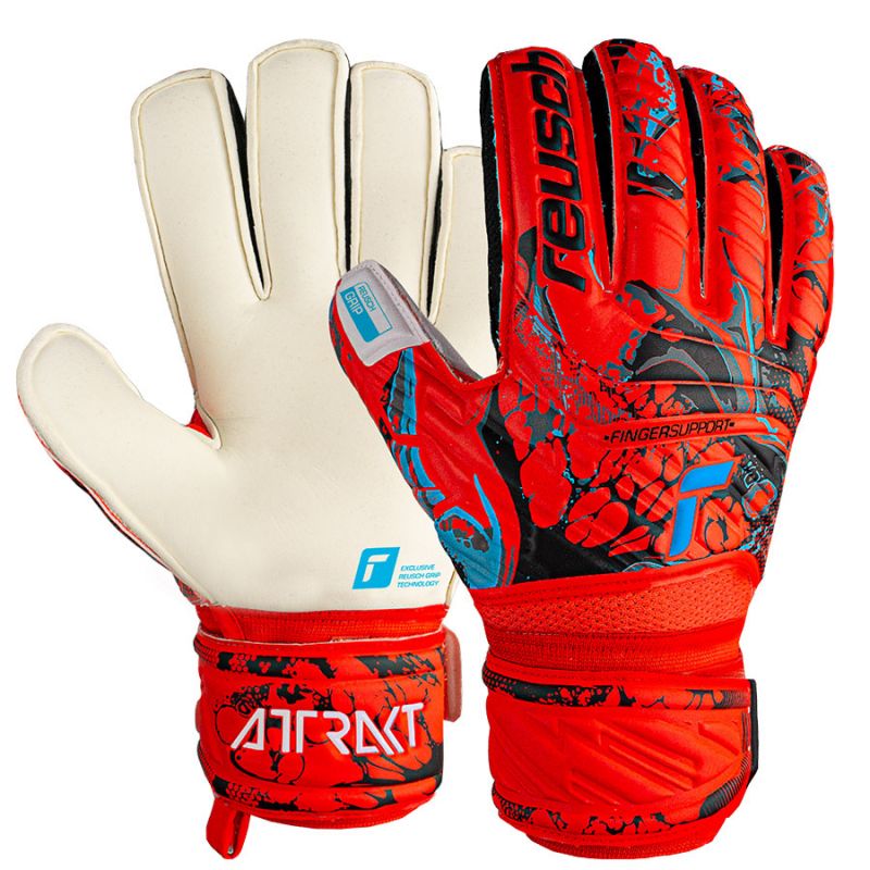 Reusch Attrakt Grip Finger Support M 53 70 810 3334 vārtsarga cimdi - 10