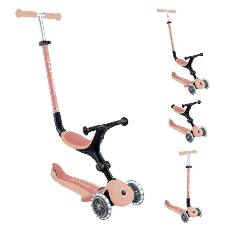 Skrejritenis Scooter with seat Globber Go•Up Active Lights Ecologic Jr 745-506