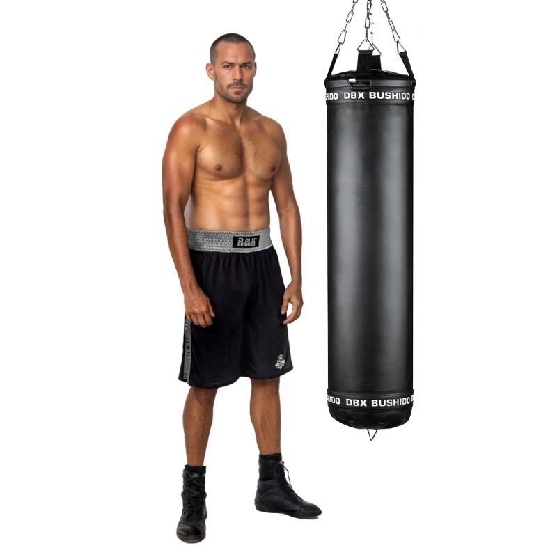 PREMIUM boksa maiss - SBRX Melns - Tukšs - 130cm | DBX Bushido