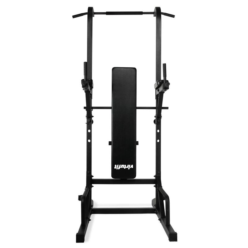 VIRTUFIT DELUXE STRENGTH TOWER WITH FITNESS BENCH