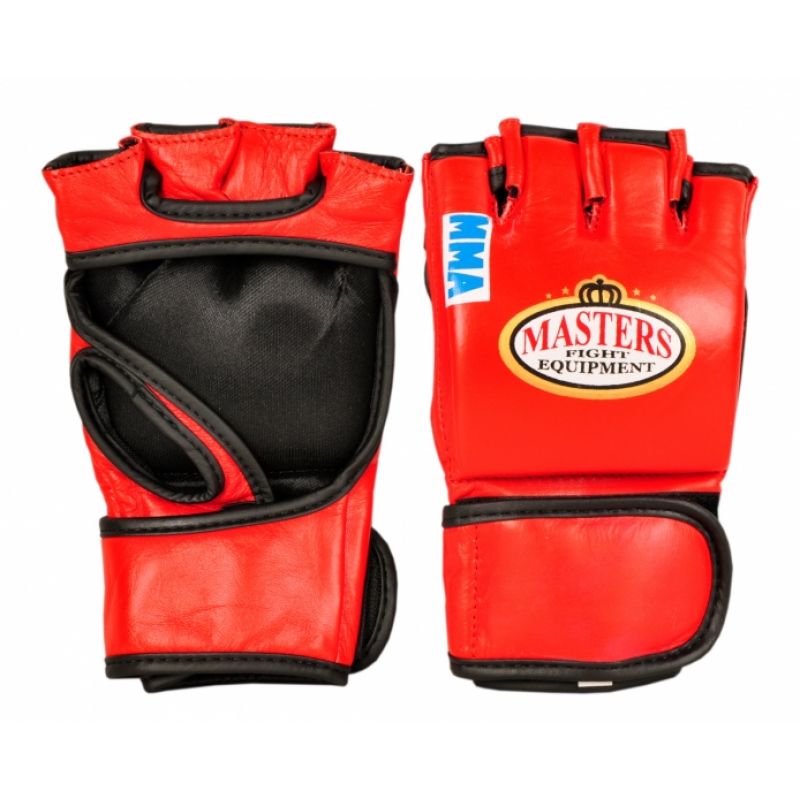 Cimdi priekš MMA Masters GF-3 MMA M 01201-02M - czerwony+XL