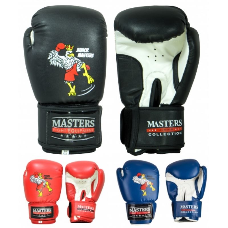 Boksa cimdi Masters Collection Rpu-Mjc Jr 01255-02-8 - czarny+10 oz