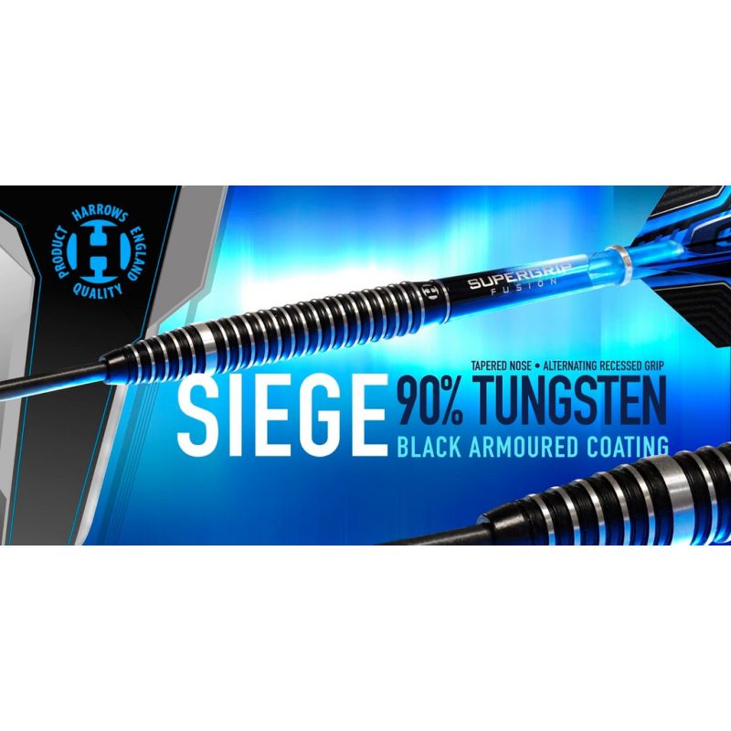 Harrows Siege Šautriņas 90% Steeltip HS-TNK-000016027 - 24 g