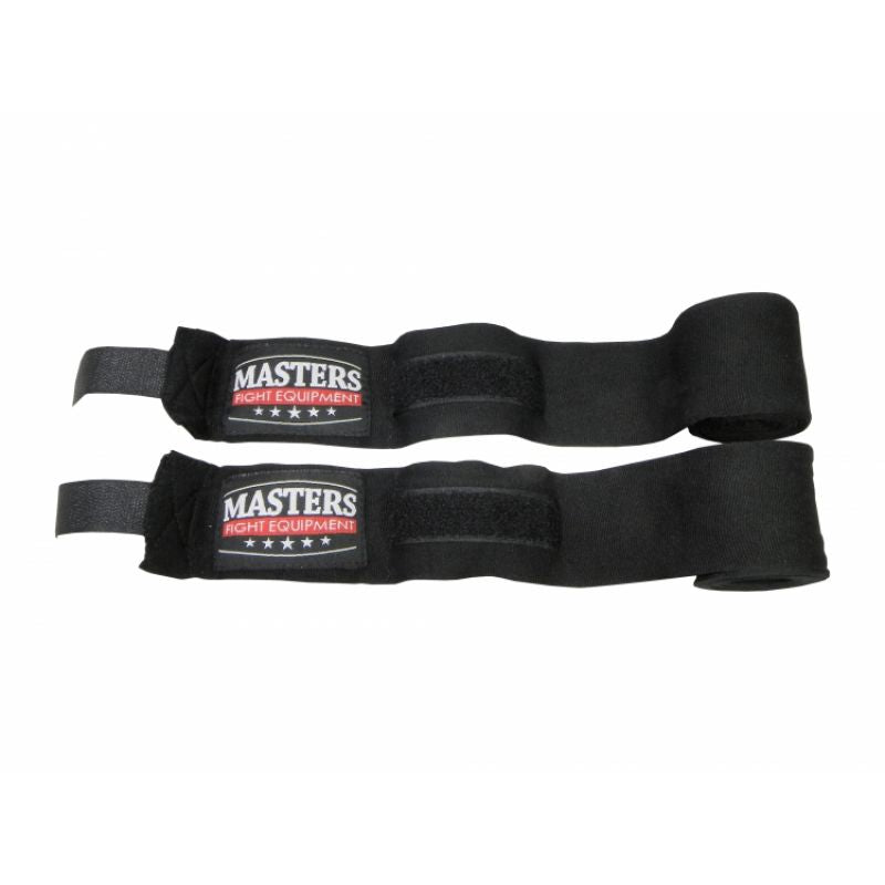 Boksa pārsēji Elastic boxing bandage Masters - BBE-3 1306-02 - czarny