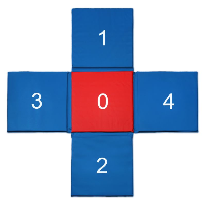 CROSS paklājiņš 150x150x2 cm salokāms SMJ sport MC-02