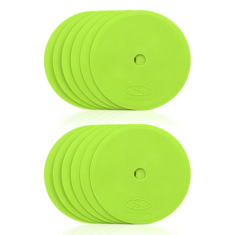 Plakanie lauka marķieri - apaļi 15 cm - 12x zaļi SMJ sport ZPO-G