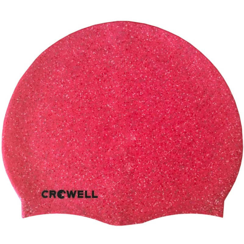 Silikona peldcepure Crowell Recycling Pearl rozā, 3. krāsa