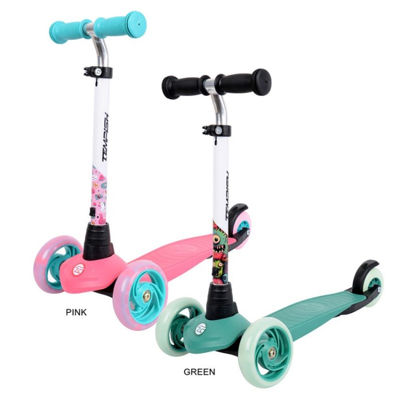 Skrejritenis Tempish Triscoo II Jr scooter 10500002372 - różowy