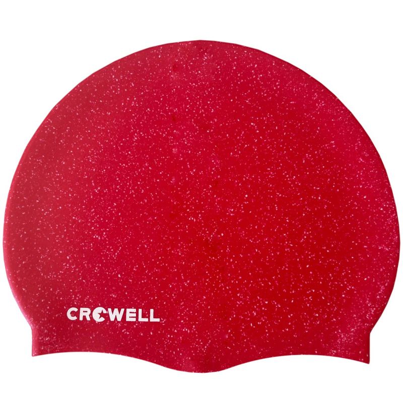 Silikona peldcepure Crowell Recycling Pearl sarkana, 9. krāsa