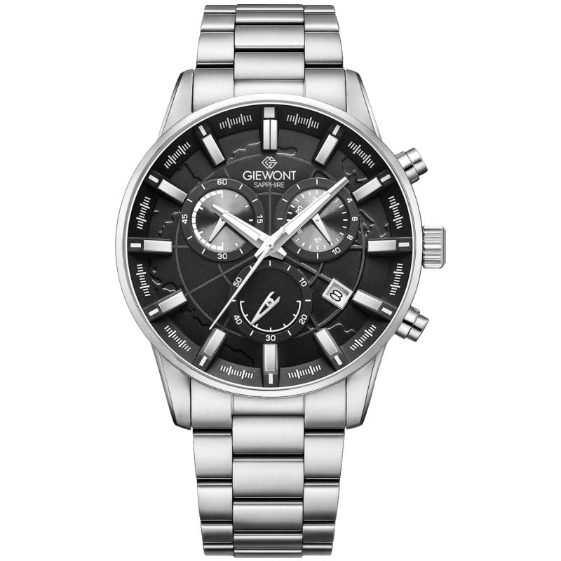 Giewont Chronograph Sapphire Silver Men's Watch GW4580-B2