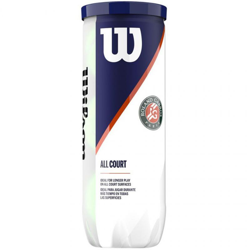 Wilson Roland Garros All Court tenisa bumbiņas, 3 gab. WRT126400