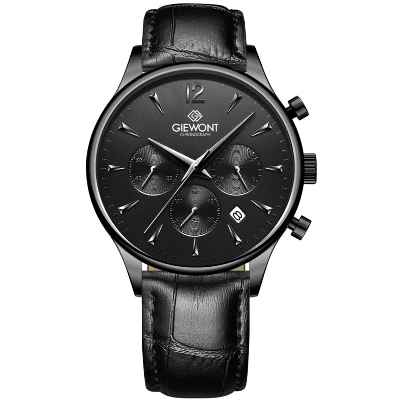 Giewont Chronograph Sapphire Black Men's Watch GW6310-A1