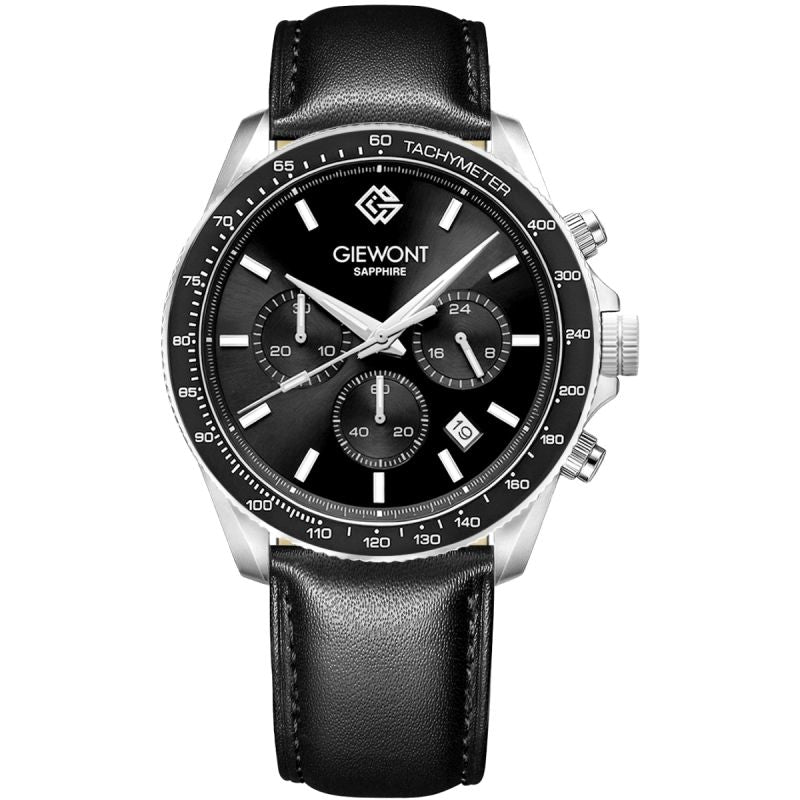 Men's Watch Giewont Chronograph Sapphire Black GW3520-A4