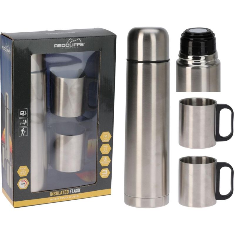 1000 ml CEĻOJUMA TERMOS AR 2 KRUSĒM SURABA