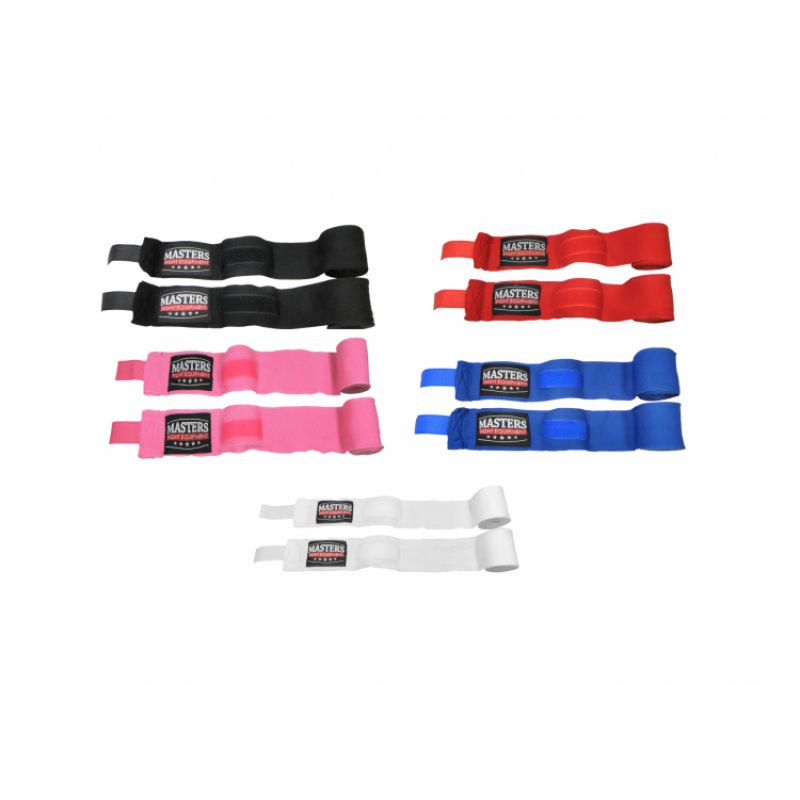 Boksa pārsēji Masters boxing bandage wraps - BBE-4 1304-02 - różowy
