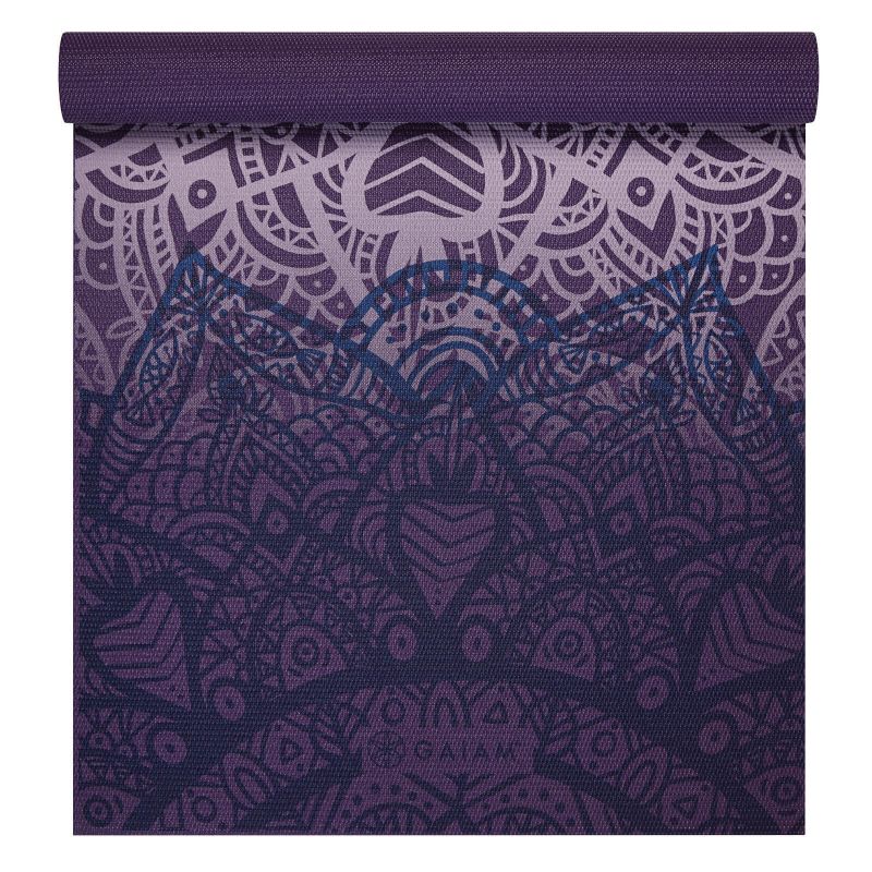 Gaiam Purple Lattice Jogas Paklājiņš 4 mm 64747