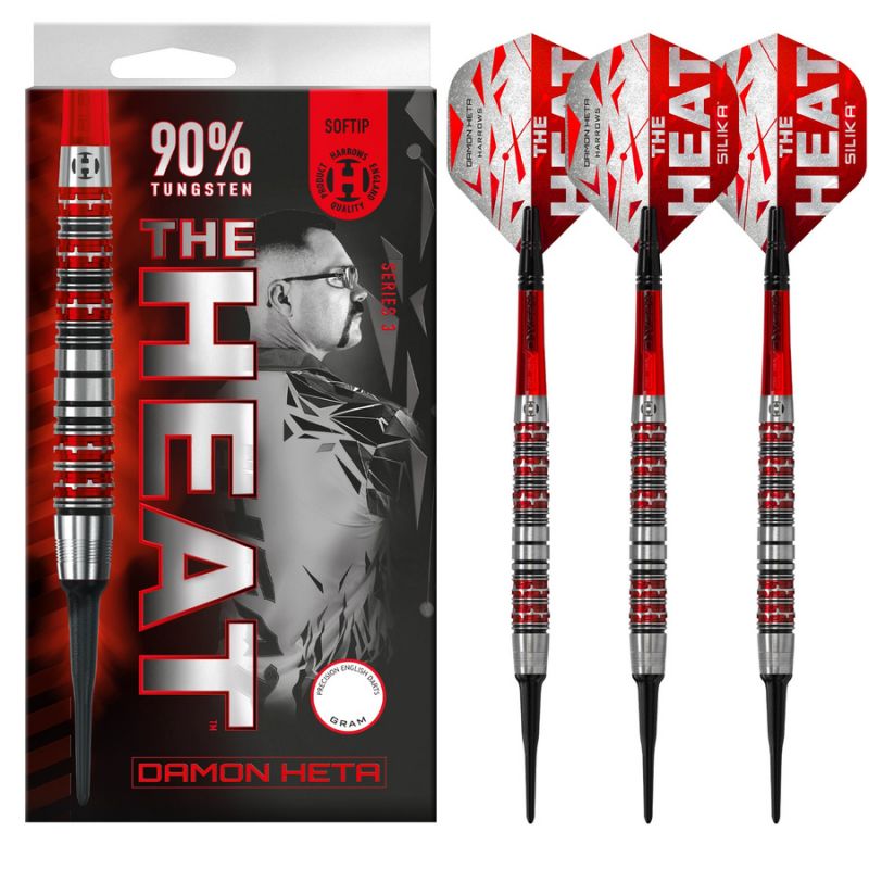 Šautriņas Harrows The Heat Damon Heta 3 90% mīkstās - 18 g